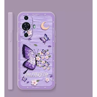 Dmy เคสโทรศัพท์มือถือ ซิลิโคนนุ่ม กันกระแทก ลายผีเสื้อ สําหรับ huawei nova 11 10se 10 pro 9 9se 8 8i 7 7se 5T 4e 4 3 3i Y9 prime 2019 Y6P Y7P Y8P 9X y70 y90