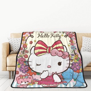 [พร้อมส่ง] ผ้าห่มอบอุ่น ผ้ากํามะหยี่ขนนิ่ม ไม่ขึ้นขน ลาย Hello Kitty ขนาดเล็ก ของขวัญ สําหรับคุณแม่ และลูกสาว