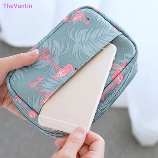 Thevantin กระเป๋าเครื่องสําอาง ลายนกฟลามิงโก้ สีพื้น ขนาดเล็ก สําหรับเดินทาง ห้องน้ํา เก็บกระเป๋า กระบองเพชร ความงาม กระเป๋าเครื่องสําอาง กระเป๋าออแกไนเซอร์ ข้อเสนอพิเศษ สินค้าดี