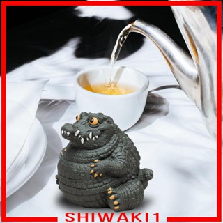 [Shiwaki1] ชั้นวางหนังสือ รูปปั้นจระเข้ สร้างสรรค์ สําหรับร้านอาหาร