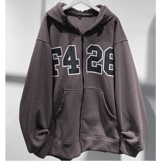 ใหม่ เสื้อกันหนาว มีฮู้ด มีซิป ขนาดใหญ่ F426 - Hodie Jumper Unisex