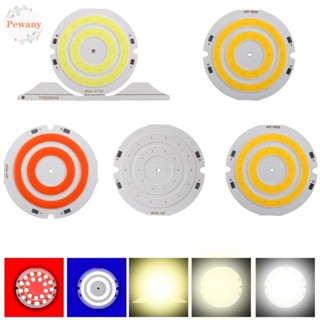 Pewany ชิป COB 2W DC 3V 4V แหวนคู่ COB วงกลม LED โคมไฟ LED ทรงกลม โคมไฟ COB DIY