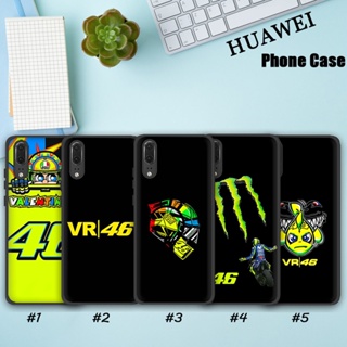 เคสโทรศัพท์มือถือแบบนิ่ม TPU ลายโลโก้ vr46 WV7 FH292 สําหรับ Huawei Nova 2i 3i 2 Lite 3 4E 5T 7 SE Y8S Y9S