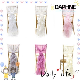 Daphne ผ้าคาดเก้าอี้ ริบบิ้น สําหรับตกแต่งเก้าอี้งานแต่งงาน