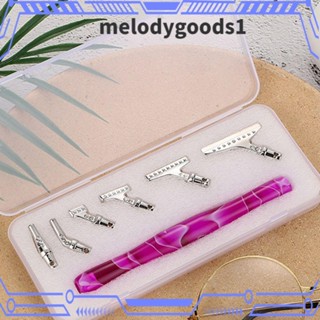 Melodygoods1 ปากกาปักครอสติชคริสตัล 5D อุปกรณ์เสริม สําหรับตกแต่งเล็บ