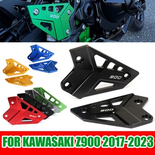 ชุดที่พักเท้าด้านหลัง FOR KAWASAKI Z900 Z 900 2017-2023 2022 2021 2020 อะไหล่มอเตอร์ไซค์