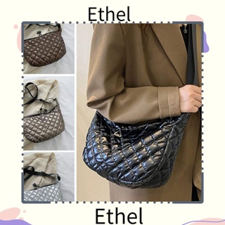 Ethel1 กระเป๋าสะพายไหล่ สะพายข้าง ผ้าฝ้าย ความจุขนาดใหญ่ แฟชั่น