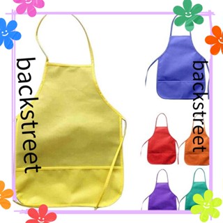Backstreet ผ้ากันเปื้อนเด็ก ผ้าไม่ทอ สําหรับทําอาหารในครัว