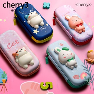 Cherry3 กล่องดินสอ EVA กันน้ํา จุของได้เยอะ สําหรับใส่เครื่องเขียนนักเรียน