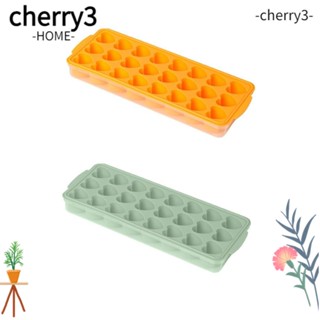 Cherry3 ถาดน้ําแข็ง สีฟ้า 2 ชิ้น ถาดน้ําแข็งซิลิโคน รูปหัวใจ ถอดง่าย สีชมพู สําหรับปลอดสาร BPA 2 แพ็ค