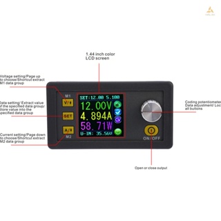 โมดูลพาวเวอร์ซัพพลายแรงดันไฟฟ้า หน้าจอ LCD DC 0-32.00V 0-5.000A