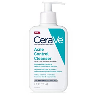 [ของแท้ 100%] CERAVE ACNE CONTROL CLEANSER 2% SALICYLIC ACID ACNE TREATMENT 237ml (8 fl.oz.)