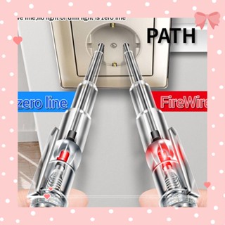 PATH เครื่องตรวจจับแรงดันไฟฟ้า ปากกา เปิด-ปิด ทดสอบ ไขควงไฟฟ้า ตัวบ่งชี้ ทดสอบ ดินสอ ไขควง โพรบ การเหนี่ยวนําอัจฉริยะ