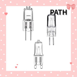 Path G4 G5.3 หลอดไฟฮาโลเจน พลาสติก 10W20W 220V12V สีขาว สําหรับตกแต่งบ้าน