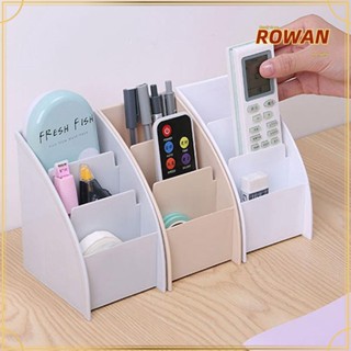 ROWANS กล่องพลาสติก สําหรับเก็บเครื่องสําอาง รีโมตคอนโทรล เครื่องเขียน โทรศัพท์ บ้าน สํานักงาน