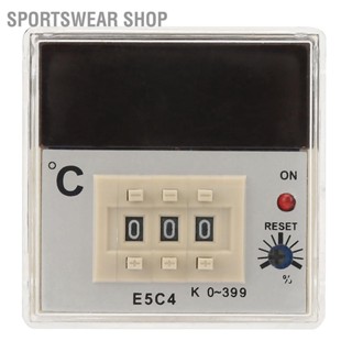 Sportswear Shop  0111ROM E5C4-R20K เครื่องควบคุมอุณหภูมิ K-Type Thermocouple 220V 0-399℃