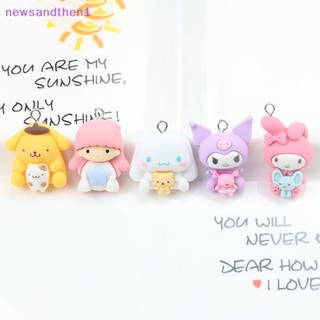 Newsandthen1 2 ชิ้น การ์ตูนสัตว์เรซิ่น Ch Kawaii จี้เครื่องประดับ  การทํา DIY พวงกุญแจโทรศัพท์อุปกรณ์ตกแต่งสําหรับผู้หญิงของขวัญดี