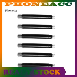 Phoneacc หมึกเติมหมึก สีดํา อุปกรณ์เสริม สําหรับนักเรียน สํานักงาน 6 ชิ้น