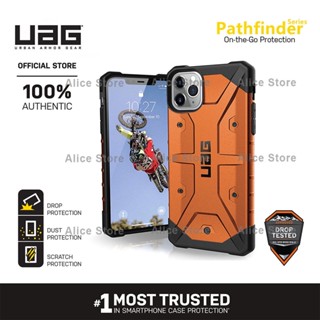 Uag Pathfinder Series เคสโทรศัพท์ สําหรับ iPhone 11 Pro Max / 11 Pro / 11 พร้อมฝาครอบป้องกัน แบบทหารตก - สีส้ม