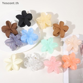 Yescont ใหม่ กิ๊บติดผม เนื้อแมตต์ ลายดอกไม้น่ารัก เครื่องประดับแฟชั่น สําหรับผู้หญิง