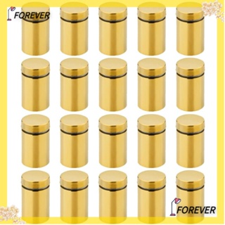 Forever สกรูสเตนเลส สีทอง 1/2 นิ้ว X 0.78 นิ้ว สําหรับแขวนกรอบรูป 20 ชิ้น