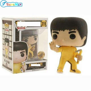 ฟิกเกอร์ไวนิล รูปการ์ตูน Funko Pop Movies Bruce Lee Game of Death สําหรับตกแต่งบ้าน