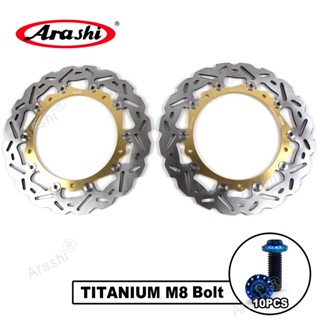 Arashi ดิสก์เบรกหน้า CNC 320 มม. สําหรับ BMW R 1150 R 2001-2006 R 1150 RS R1150RT R 1150 RT ABS 2001-2005 HP2 Megamoto 2006-2010 K 1200 R 2004-2008