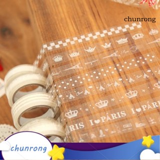 Chunrong เทปใส ลายลูกไม้ สําหรับตกแต่งสมุดอัลบั้ม 2 ชิ้น