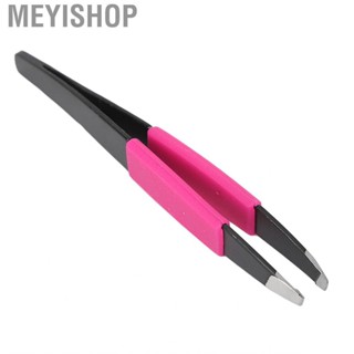 Meyishop Eyebrow Hair  Tweezers  Black Non Slip Multifunctional for Women