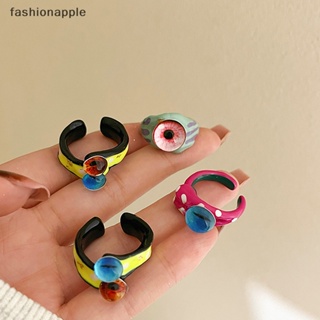 [fashionapple] แหวนแฟชั่น รูปตามอนสเตอร์น่ารัก สไตล์พังก์ เครื่องประดับ สําหรับผู้หญิง