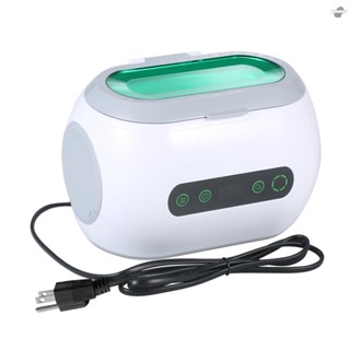 {fly} 600mL Digital Ultrasonic Cleaner with Degassing Function Household Glasses Cleaning Machine with Stainless Steel Tank Jewelry Cleaning Tool  Cleaning Instrument US