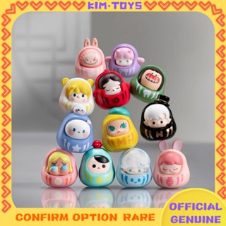 【Kim Toy】โมเดลฟิกเกอร์ Pop MART Bean dharma  crybaby น่ารัก ของขวัญคริสต์มาส สําหรับเด็ก