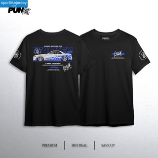 [GRAPHIC Tee] เสื้อยืด GTR R34 PAUL WALKER, 2 FAST 2 FURIOUS (XS ถึง 3XL)