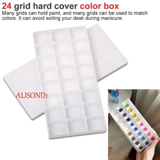 Alisond1 สี จานสี พลาสติก นักเรียน เด็ก ศิลปะ Gouache อุปกรณ์วาดภาพ