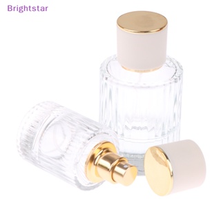 Brightstar ขวดแก้วเปล่า ขนาด 30 50 มล. สําหรับใส่เครื่องสําอาง เหมาะกับการพกพาเดินทาง