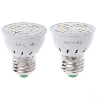 Yili หลอดไฟสปอตไลท์ LED E27 4W AC 220V 48SMD 2835 สีขาวอบอุ่น