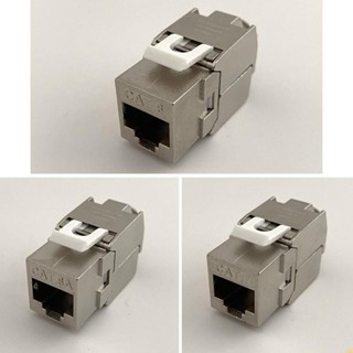 Yili Cat6 Cat6A Cat7 โมดูลแจ็คกุญแจ โลหะผสมสังกะสี RJ45 เป็น LSA STP