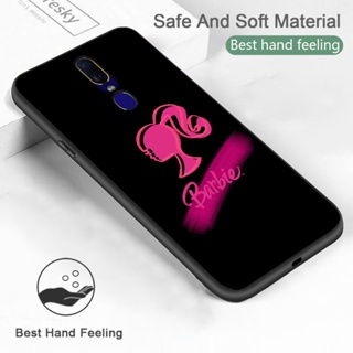 M155 เคสโทรศัพท์มือถือแบบนิ่ม กันกระแทก ลายบาร์บี้ สําหรับ OPPO F11 PRO F5 F7 F9