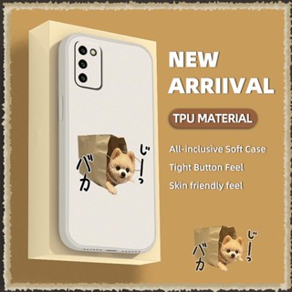 Simplicity phone case Phone Case For Samsung Galaxy A03S Asian Version/SM-A037F Liquid silicone shell Cartoon