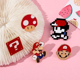 เข็มกลัดเคลือบ ลาย Mario Lapel Pin ของขวัญ สําหรับเพื่อน