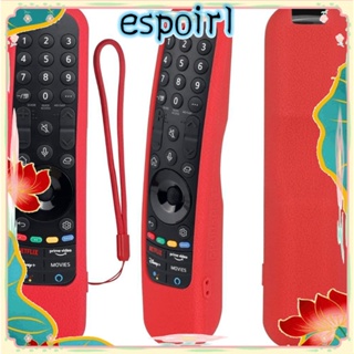 Espo รีโมตคอนโทรล สีพื้น ซิลิโคนนิ่ม ป้องกัน สําหรับ LG TV MR21GA