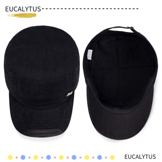 Eutus หมวกเบสบอลลําลอง ผ้าฝ้าย กันแดด ระบายอากาศ ปรับได้ แฟชั่นฤดูใบไม้ผลิ ฤดูร้อน สําหรับผู้ชาย