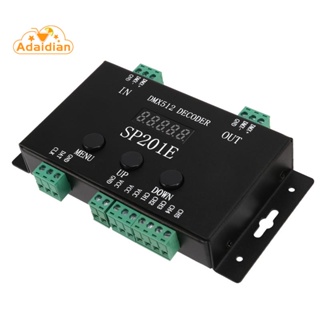 ตัวถอดรหัสตัวควบคุม SP201E DMX512 WS2812B WS2811 DMX เป็น SPI รองรับวงจรรวมหลายตัว