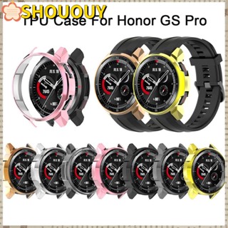 Shououy เคส PC ชุบ กันชน สําหรับ Honor Watch GS