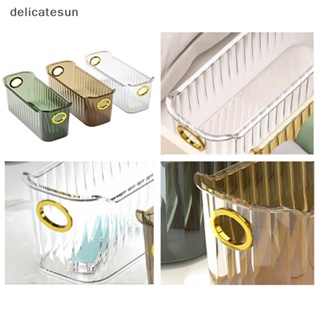 Delicatesun กล่องลิ้นชักเก็บเครื่องสําอาง แบบตั้งโต๊ะ กันฝุ่น