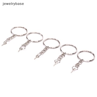 [jewelrybase] ห่วงพวงกุญแจ แบบสกรูสั้น สําหรับทําเครื่องประดับ DIY 40 ชิ้น