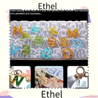 Ethel1 แม่พิมพ์เรซิน อีพ็อกซี่ใส สําหรับทําเครื่องประดับ พวงกุญแจ