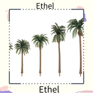 Ethel1 กระถางต้นไม้มะพร้าว ต้นปาล์มจิ๋ว สําหรับตกแต่ง DIY 5 ชิ้น