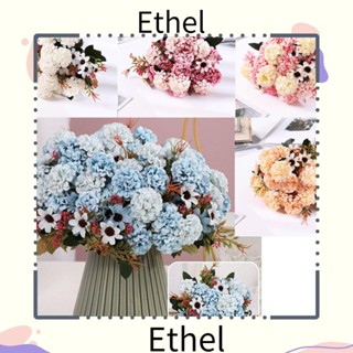 Ethel1 ดอกกุหลาบประดิษฐ์ ผ้าไหม สไตล์เรโทร สําหรับตกแต่งบ้าน DIY