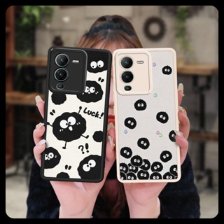 Anti-knock Silica gel Phone Case For VIVO S15 5G Cartoon personality couple Waterproof soft shell leather heat dissipation